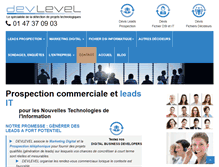 Tablet Screenshot of devlevel.com